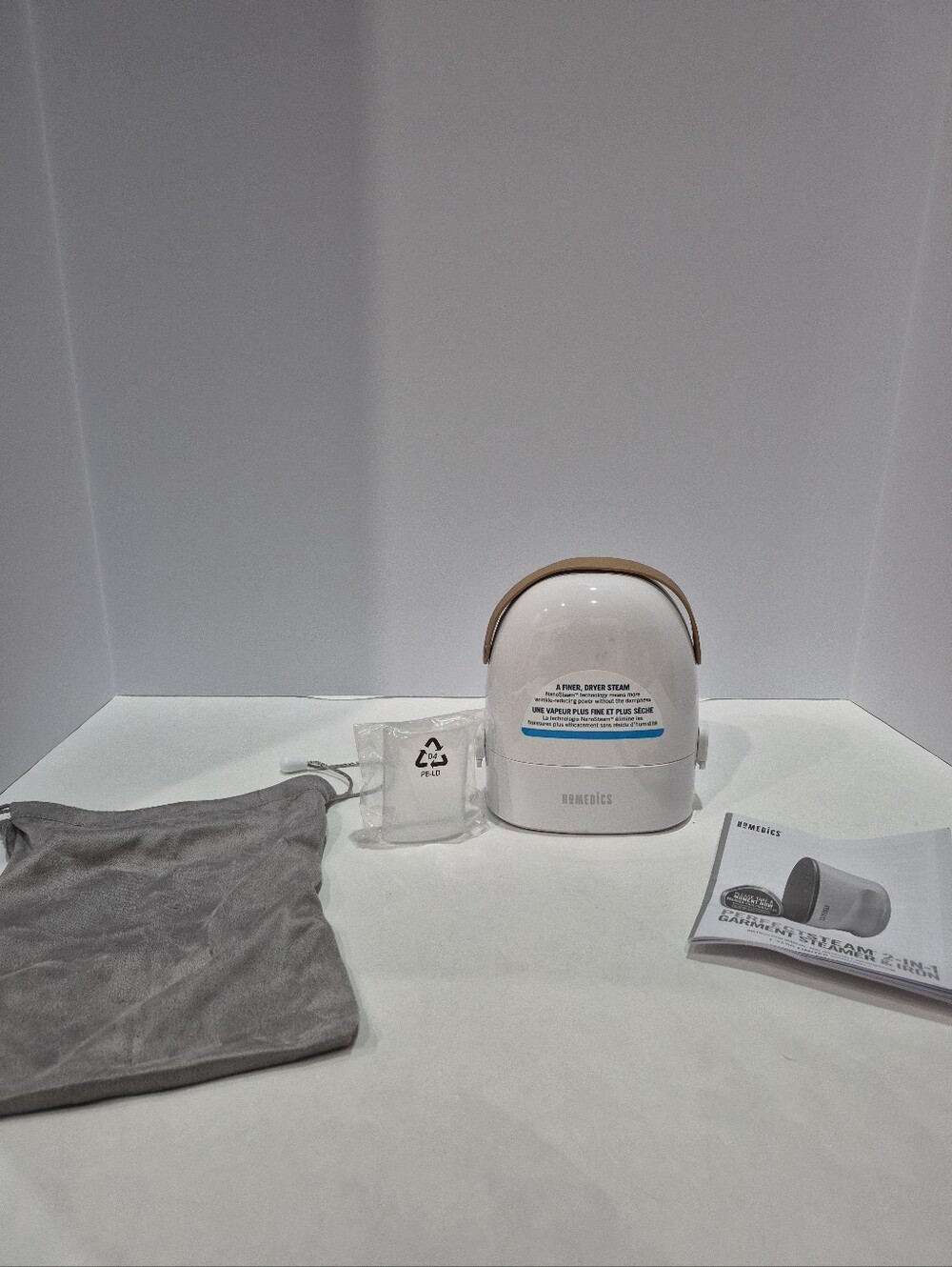 HoMedics Steam 2in1 Professional Compact Power Garment Steamer and Iron
